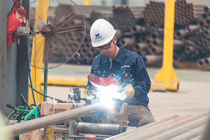 白银网架焊接车间